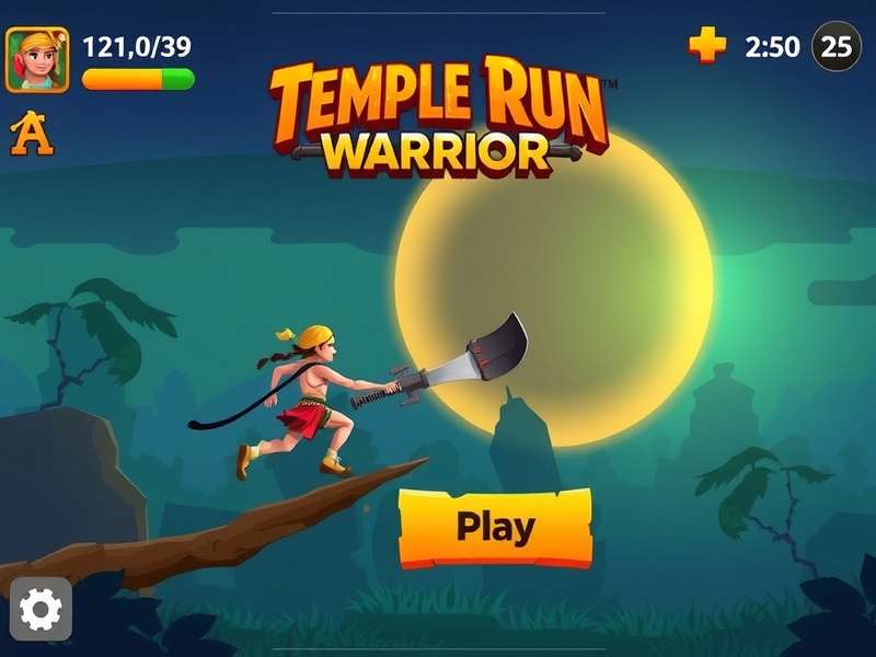 Temple Run Warrior Gameplay Screenshot